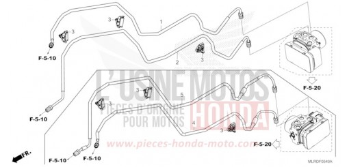 TUYAU DE FREIN CB500XACT de 2026